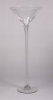 Picture of Clear Glass Martini Vase with Long Stem | 12"Dx32"H |  Item No. 18002