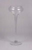 Picture of Clear Glass Bowl on Stand | 8"Dx20"H |  Item No. 18083  FREE SHIPPING