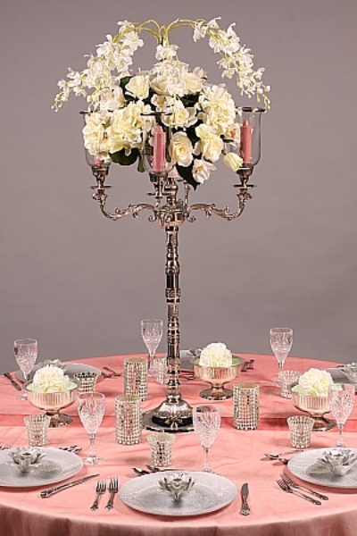 Picture of Tablescape with Nickel Candelabra #79592
