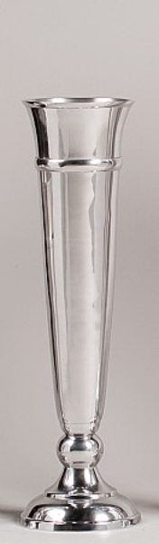 Picture of Aluminum Trumpet Vase #22230   6.5"Dx25"H OUT OF STOCK