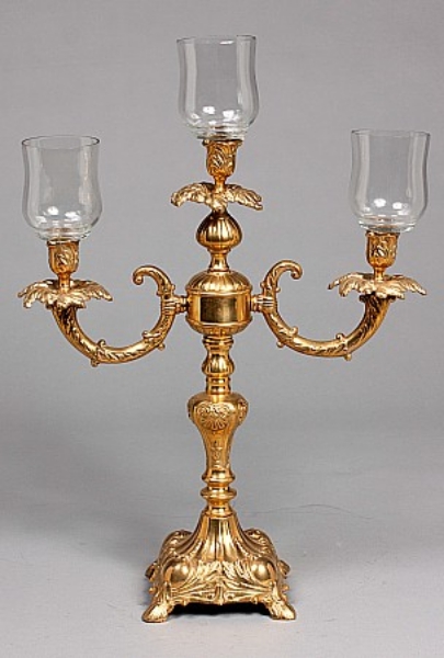 Picture of Candelabra brass 3-light  #K99003