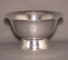 Picture of Compote Bowl Polished Aluminum Revere Hammered  | 10"D x 5.75"H | Item No. 51422