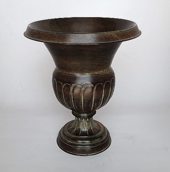 Picture of Dark Green Vase with wide opening 13"H #K59112