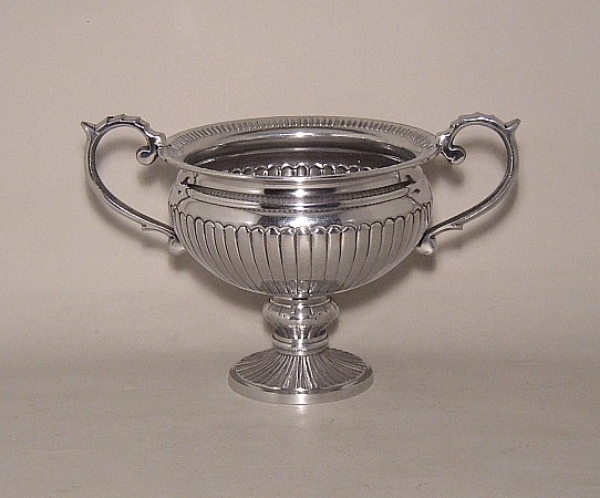 Picture of Nickel Plated Compote Bowl Handles | 8"D x 6.75"H | Item No. 51377X | SOLD AS IS  FREE SHIPPING