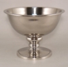 Picture of Compote Bowl Vase Nickel Plated cast Aluminum | 10"D x 7.5"H | Item No. 51311