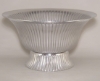Picture of Aluminum Compote Bowl with Vertical Lines | 12"D x 7"H | Item No. 51321