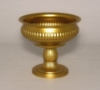 Picture of Antique Gold Compote Bowl with Ribbed Design | Set/2 | 6"D x 5.5"H | Item No. 51483 FREE SHIPPING