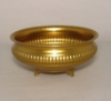 Picture of Antique Gold Compote Bowl with Ribbed Design | Set/2 | 8"D x 3.75"H | Item No. 51485