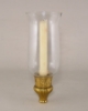 Picture of Antique Gold Candelabra 5-Light with Peg Votives | 19.5"Wx29"H |  Item No. K37543