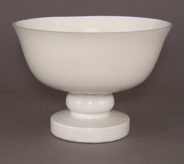 Picture of Bowl White Painted Glass Flower Arrangement | 8"Dx5.75"H |  Item No. K17005