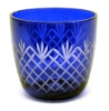 Picture of Votive Candle Holder Mesh Cut Color Glass Blue Set of 4 |3.25"Dx3"H|  Item No.73123