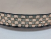 Picture of  Cake Stand Rose Gold Mirror with 4 Rows of Mirror Chips Border | 16"Dx 2.75"H |  Item No. 16202 FREE SHIPPING 