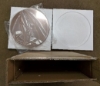 Picture of Cake Stand Silver Mirror with 4 Rows of Square Mirror Chips Border | 18"Dx 2.75"H |  Item No. 16206 FREE SHIPPING