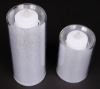 Picture of Cylinder Votive Candle Holder with LED Lights Set of 6 I 2.5"Dx4"H I #20105