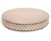 Picture of Rose Gold Mirror Cake Stand with 4 Rows of Square Mirror Chips Border | 18"Dx 2.75"H |  Item No. 16203
