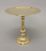 Picture of Brass Converter Plate with Peg Change Candle Holder  into Floral Stand Set/2  | 8"Diameter |  Item No.02577