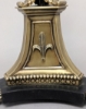 Picture of Antique Gold Finish on Brass Unique Decorative Accent Finial Triangle Base  | 8"Wx23"H |  Item No. 84202