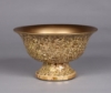 Picture of Gold Mosaic Bowl Compote Vase Revere Shape Set/2 | 8"Dx4.75"H | Item No. 24302 FREE SHIPPING