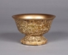 Picture of Gold Mosaic Bowl Compote Vase Revere Shape  Set/2 | 6"Dx4"H | Item No. 24303