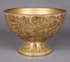 Picture of Gold Bowl Compote Vase Glass Chips Mosaic | 10"Dx7"H | Item No. 24304