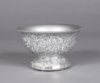 Picture of Silver Mosaic Bowl Compote Vase Revere Shape  Set/2 | 6"Dx4"H |  Item No. 24313  FREE SHIPPING