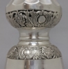 Picture of Silver Plated on Brass Candle Holder for Pillar Candles  | 6.5"Dx17"H |  Item No. K85301