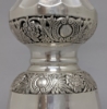 Picture of Silver Plated on Brass Candle Holder Square Set/2  | 6.5"Dx17"H |  Item No. K85301