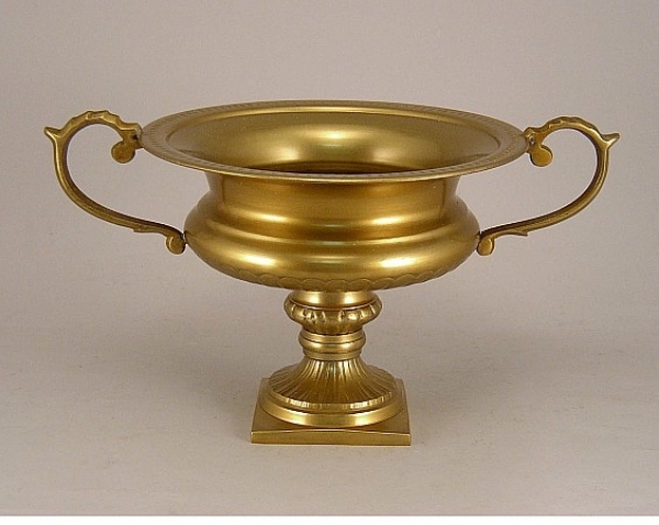 Picture of Antique gold bowl handles   | 10"Dx8"H |   Item No. 51472X  SOLD AS IS   FREE SHIPPING