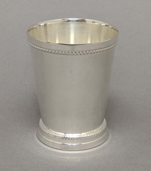 Picture of Julep Cup Silver Plated on Brass  2.75"Dx3.25"H  #79608X  SOLD AS IS