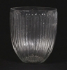 Picture of Set/6 Votive Candle Holder Clear Glass with Lines  |3.5"Dx4"H|  Item No. 16081