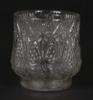 Picture of Set/6 Votive Candle Holders Clear Glass Embossed  |3"Dx3.5"H|  Item No.16082