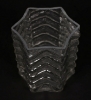 Picture of Set/6 Votive Candle Holder Clear Glass Hexagon  |3"Dx3"H|  Item No.16083