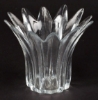 Picture of Set/4 Votive Holder Clear Glass Lilly Shaped  |6"D x 5"H|  Item No. 21550