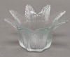 Picture of Set/4 Votive Candle Holder Clear Glass Lily Shape  |4.25"Dx2.5"H|   Item No. 28301