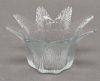 Picture of Votive Candle Holder Clear Glass Lily Shape Set of 4 |4.25"Dx2.5"H|   Item No. 28301