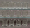 Picture of Set/12 Votive Candle Holder Clear Glass Tulip Shape  |2.25"Dx2.25"H|   Item No.28801