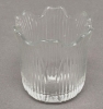Picture of Set/12 Votive Candle Holder Clear Glass Tulip Shape  |2.25"Dx2.25"H|   Item No.28801