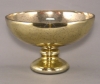 Picture of Gold Bowl Mercury Glass Dry Flower Arrangement Smooth Finish | 10"Dx6.5"H | Item No. 16001
