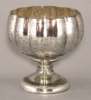 Picture of Silver Mercury Glass Bowl Dry Flower Arrangement  Lotus Shape Set/2 | 5"Dx5.5"H |  Item No. 16017