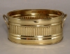 Picture of Planter Brass Oval Fluted Lines Handles Set/3  | 4.5"W x 6.5"L x 3"H |  Item No. 99485P