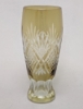 Picture of Amber Bud Vase Cut Glass Wedding Decoration Wine Flute Set/2  | 2.25"Dx6.5"H |  Item No. 20609