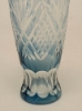 Picture of Light Blue Bud Vase Cut Glass Wedding Decoration Wine Flute Set/2  | 2.25"Dx6.5"H | Item No. 20669