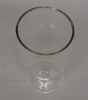 Picture of Clear Glass Vase Cone Shape with Base Set/2 | 4.5"Dx10"H | Item No. 18103