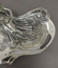 Picture of Tray Silver Plated on Cast Brass  Antique Reproduction  | 12"x7"x4"H |  Item No. 29102