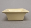 Picture of Beige Ceramic Square Bowl Container  | 8"Sq x 3"H |  Item No. K00212M