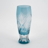 Picture of Light Blue Bud Vase Cut Glass Wedding Decoration Wine Flute Set/2  | 2.25"Dx6.5"H | Item No. 20669