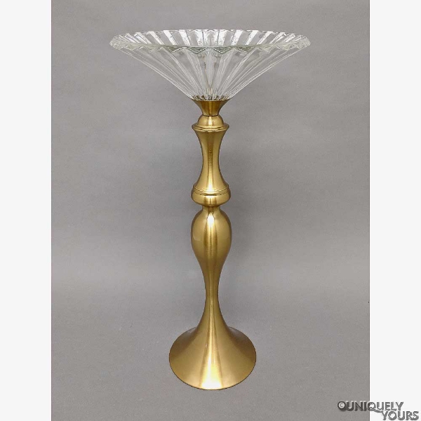 Picture of Antique Gold Candle Holder Simple