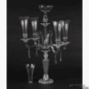 Picture of Candelabra Crystal Four Arms and Bowl | 20"W x 33.5"H | Item No. 20217 FREE SHIPPING