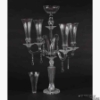 Picture of Candelabra Crystal Four Arms and Bowl | 20"W x 33.5"H | Item No. 20217