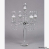 Picture of Crystal Candelabra Five Light with 20-Hanging Crystal Beads | 15"W x 19"H |  Item No. 20227